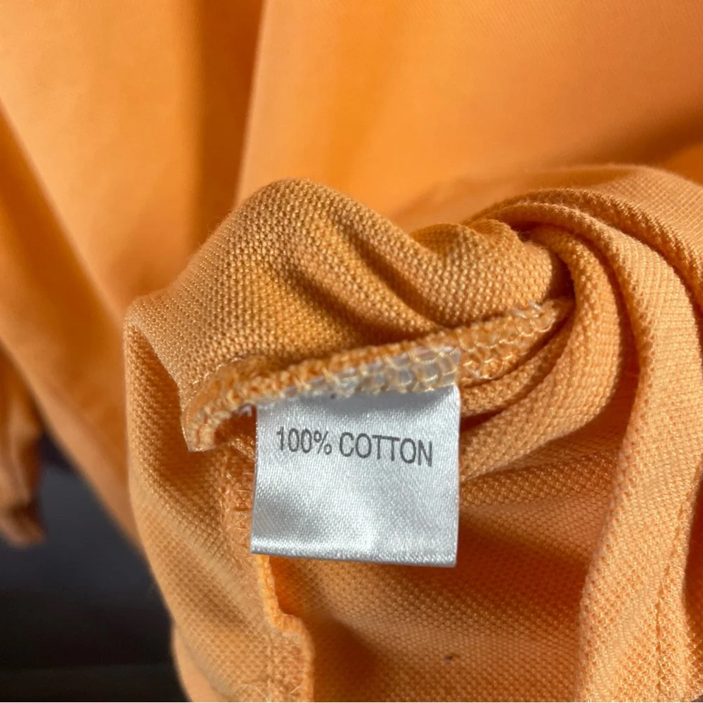 Lacoste Long Sleeve Polo Shirt Orange‎ XL - Picture 6 of 7